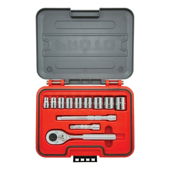 Proto Socket Set 3/8 Dr 12Pc Sae 6Pt