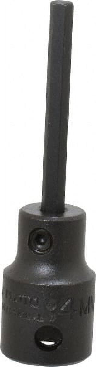 Proto Metric Impact Socket Bits, 3/8 in Drive, 4 mm Tip, Each (577-7290-4M)