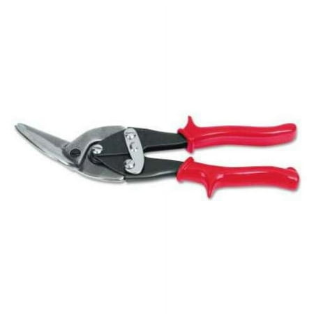 Proto Offset Head Aviation Snips, Curved Handle, Cuts Right, EA (577-303RS)