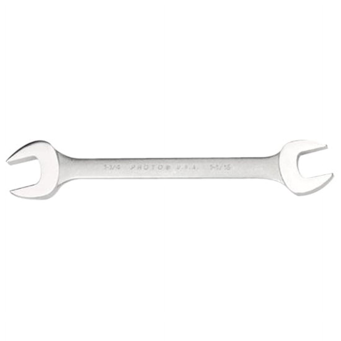 Proto Open End Wrenches, 3/8"; 7/16" Opening, 5 3/4" Long, Chrome, EA