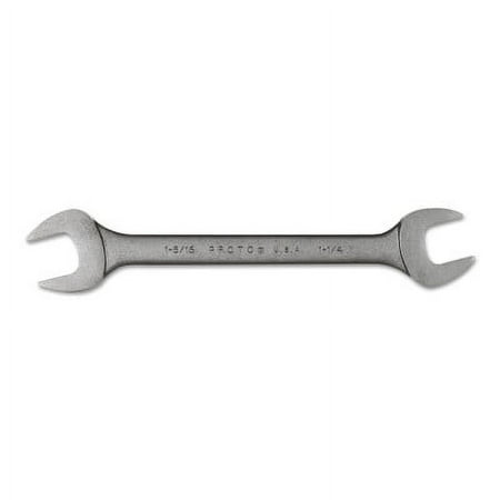 Proto Protoblack Open End Wrench, Opening Size 1 1/4"; 1 5/16", Each (577-3055B)