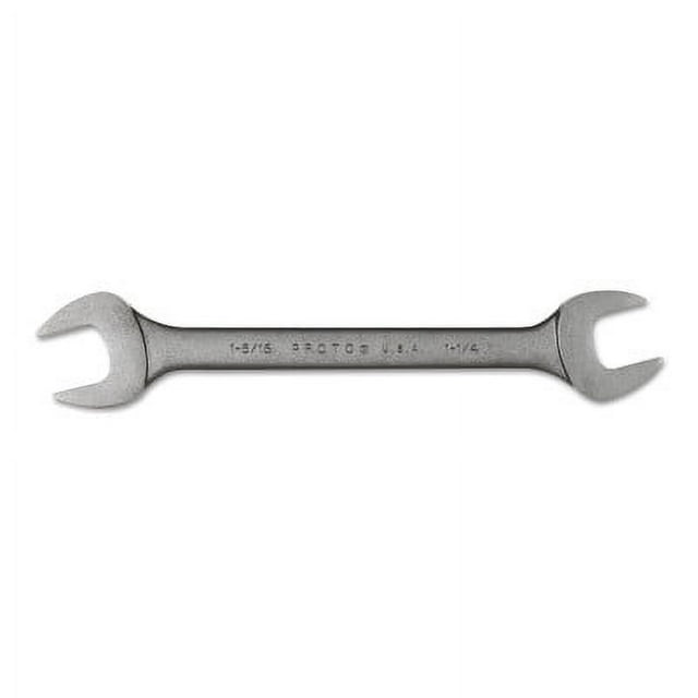 Proto Protoblack Open End Wrench, Opening Size 1 1/4"; 1 5/16", Each (577-3055B)