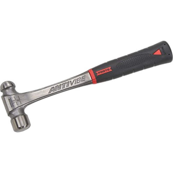 Proto Stanley J1312AVP Antivibe Ball Pein Hammer, 12-Ounce
