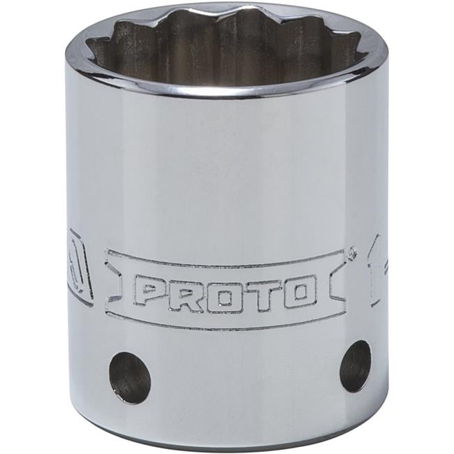 Proto Tether-Ready 1/2" Drive Socket, 1 1/16", 1 5/8"L, 12 Pt, EA (577-5434-TT)