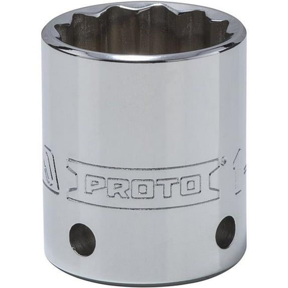Proto Tether-Ready 1/2" Drive Socket, 1 1/16", 1 5/8"L, 12 Pt, EA (577-5434-TT)