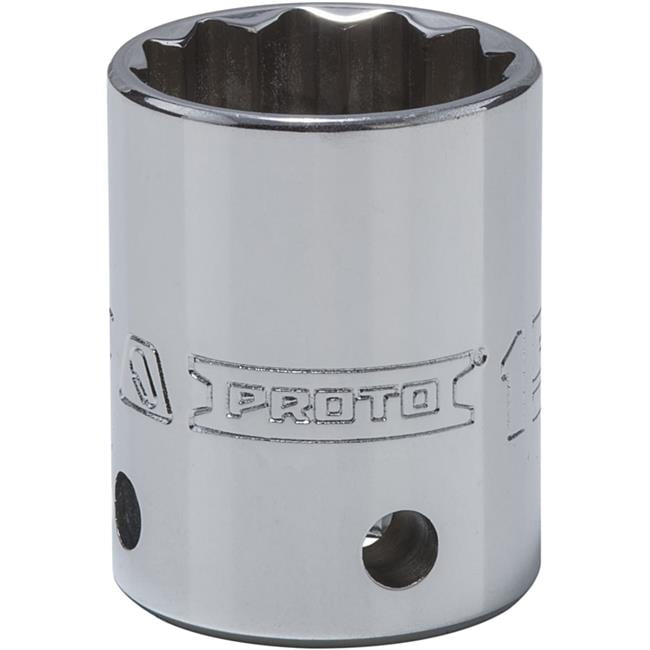 Proto Tether-Ready 1/2" Drive Socket, 15/16", 1 9/16"L, 12 Pt, EA (577-5430-TT)