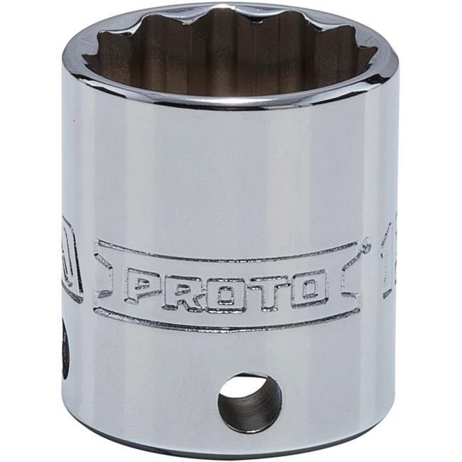 Proto Tether-Ready 3/8" Drive Socket, 13/16", 1 3/16"L, 12 Pt, EA (577-5226-TT)