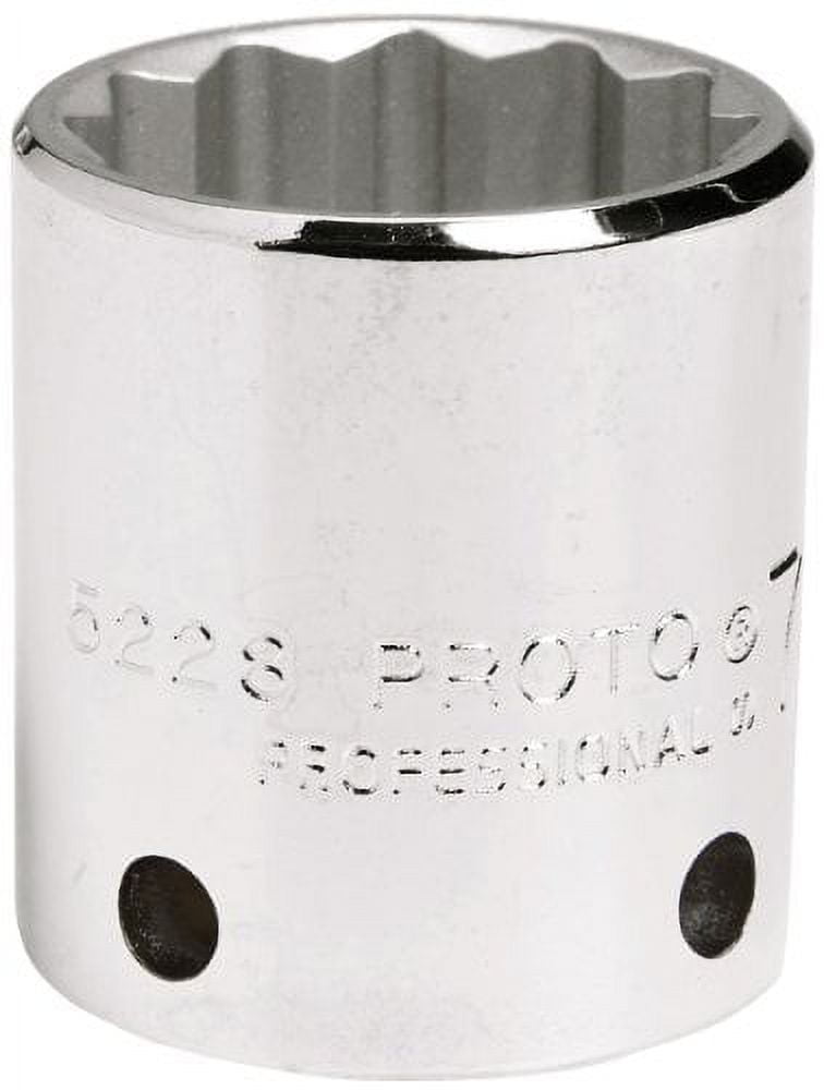 Proto Tether-Ready Deep Socket, 1/2" D, 1 1/8", 1 3/4" L, 12Pt, EA (577-5436-TT)