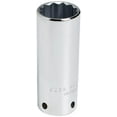 thumbnail image 1 of Queller Wholesale  0.375 in. Drive 19 mm Proto Socket - 12-Point, Deep - Tether Ready, Chrome, 1 of 1