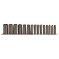 thumbnail image 1 of Proto 3/8 In Drive 15 Piece Deep Impact Socket Set 6 Point, 1 of 2