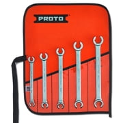 Stanley Proto J3700M Proto Metric Double End Flare Nut Wrench Set, 6 Point, 5PC