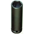 thumbnail image 1 of Proto TorquePlus Thin Deep Impact Socket, 1/2" Dr, 19 mm, 6 Pt, EA (577-7319MHT), 1 of 2