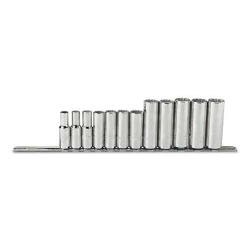 Proto Torqueplus 12 Pc Metric Deep Socket Set, 3/8", 12 Point, SET (577-52209)