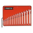 thumbnail image 1 of Proto Torqueplus 12-Point Combination Wrench Sets, 15 Piece, Inch, Oval Handle, Satin, 1 of 2