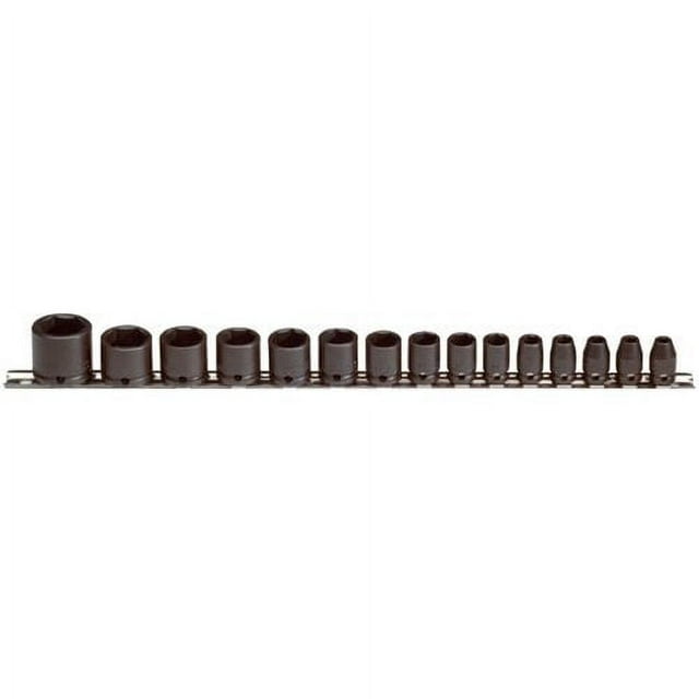 Proto Torqueplus 15 Pc Impact Socket Sets, 3/8 in, 6 Point, 1 SET (577-72106)