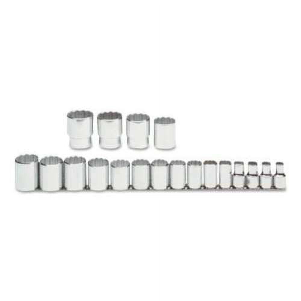 Proto Torqueplus 19 Piece Socket Sets, 1/2 in, 12 Point, 1 Proto Torqueplus 19 Piece Socket Sets, 1/2 in, 12 Point, 1