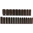 thumbnail image 1 of Proto Torqueplus 25-Pc Metric Deep Impact Socket Set, 1/2", 6 Pt, ST (577-74216), 1 of 3