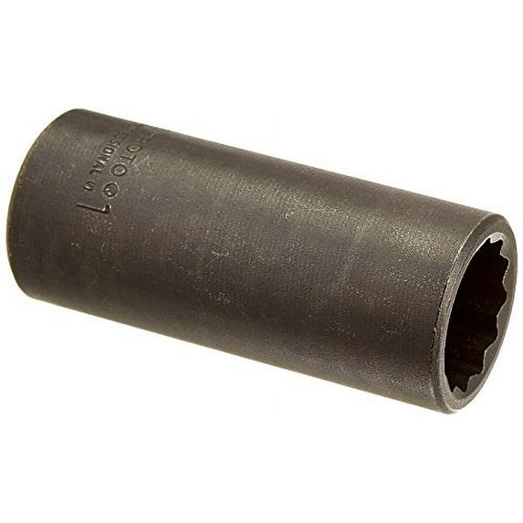 Proto Torqueplus Deep Impact Socket 1/2", 1/2" Drive, 1", 12 Pts, EA (577-7332)