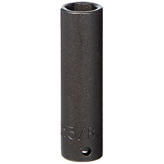 Proto Torqueplus Deep Impact Socket, 1/4" Drive, 3/8", 6 Points, EA (577-6512H)