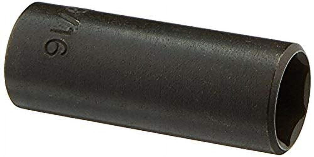 Proto Torqueplus Deep Impact Socket, 1/4" Drive, 9/16", 6 Points, EA (577-6518H)