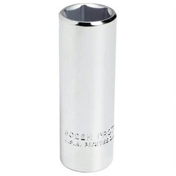Proto J5012H 3/8in Deep Socket 3/8in Drive 6 Point Chrome SAE Tool