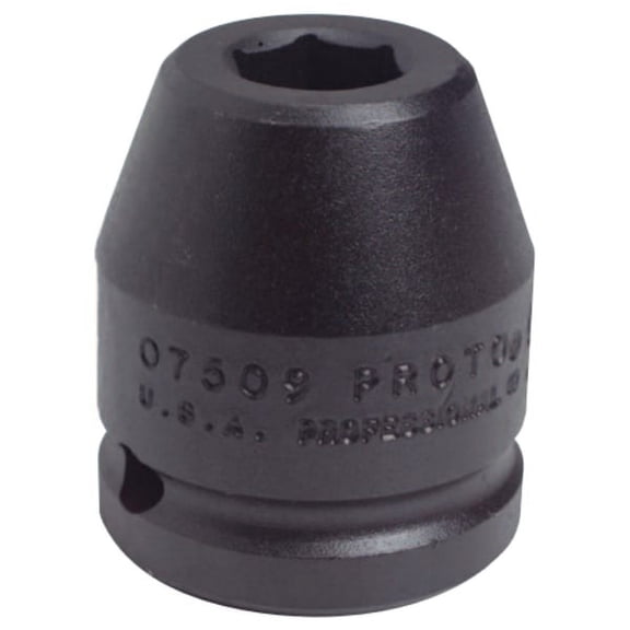 Torqueplus Impact Sockets, 1/2 in Drive, 1 1/4 in Opening, 6 Points