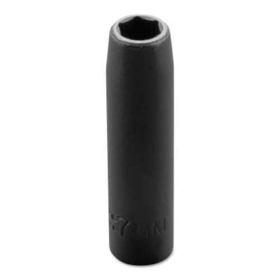 Proto Torqueplus Metric Deep Impact Socket, 1/4" Dr, 7mm, 6 Pt, EA (577-6507MH)