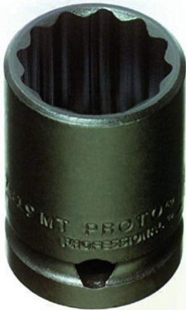 Proto Torqueplus Metric Impact Socket, 1/2" Drive, 13mm, 12 Pts, EA (577-7413MT)