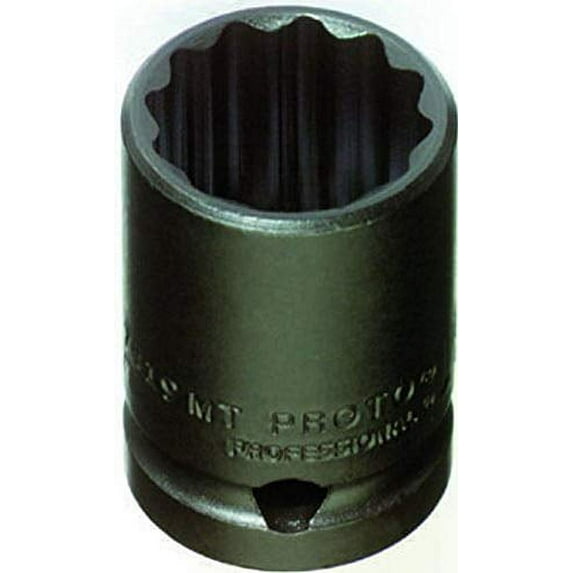 Proto Torqueplus Metric Impact Socket, 1/2" Drive, 13mm, 12 Pts, EA (577-7413MT)
