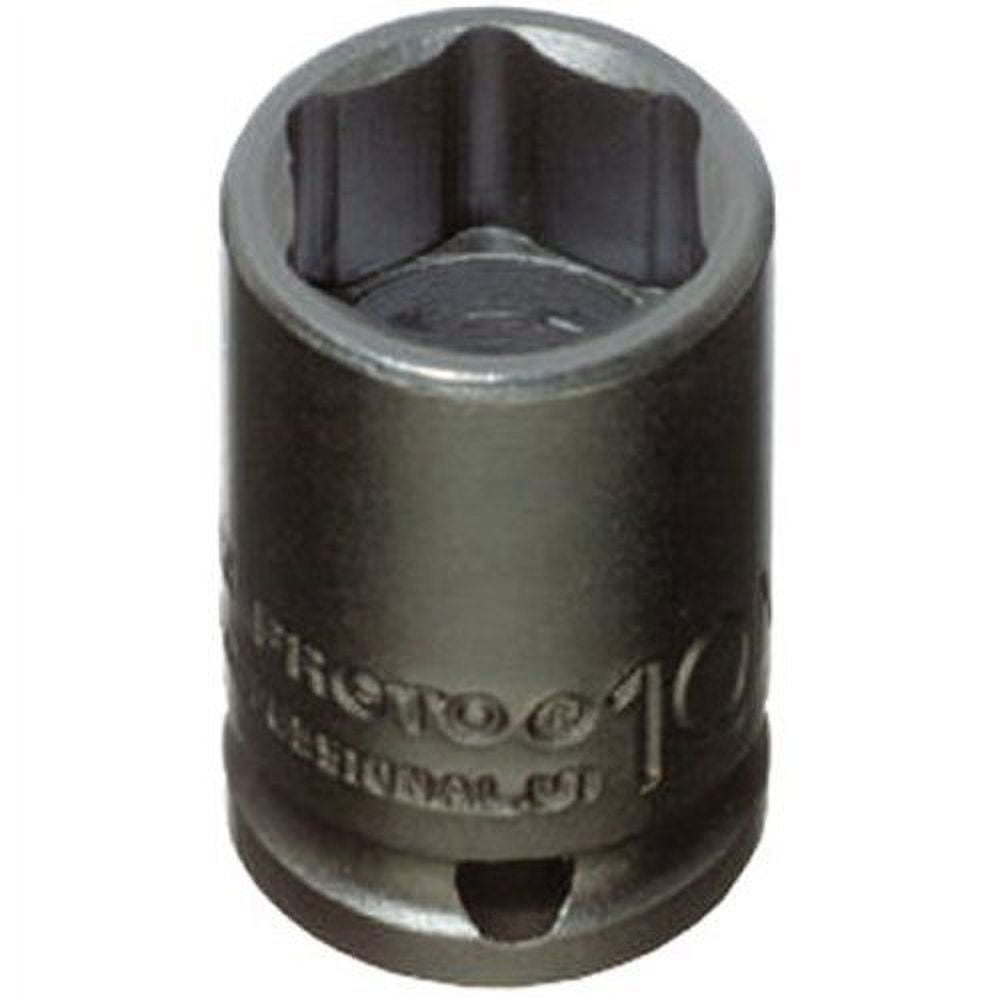 Proto Torqueplus Metric Impact Socket, 1/4" Drive, 7 mm, 6 Point, EA (577-6907M)