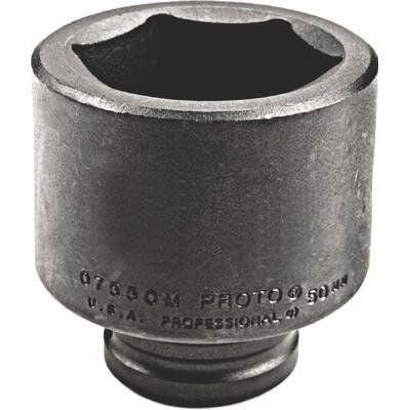 Proto Torqueplus Metric Impact Socket, 3/4" Drive, 21 mm, 6 Pts, EA (577-07521M)