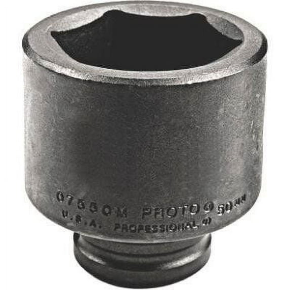 Proto Torqueplus Metric Impact Socket, 3/4" Drive, 21 mm, 6 Pts, EA (577-07521M)