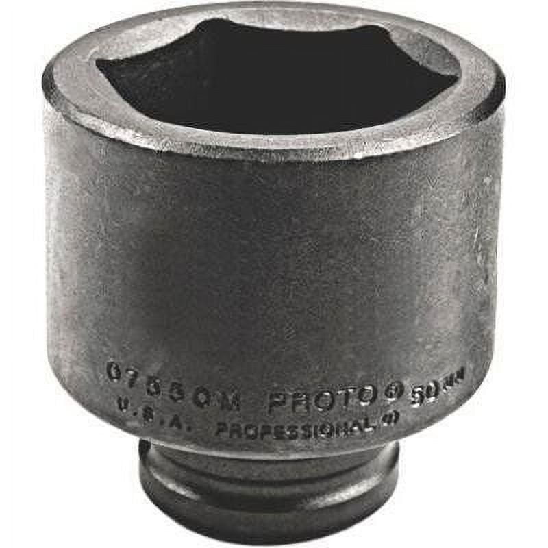 Proto Torqueplus Metric Impact Socket, 3/4" Drive, 22 mm, 6 Pts, EA (577-07522M)