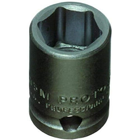 Proto Torqueplus Metric Impact Socket, 3/8" Drive, 19 mm, 6 Pts, EA (577-7219M)
