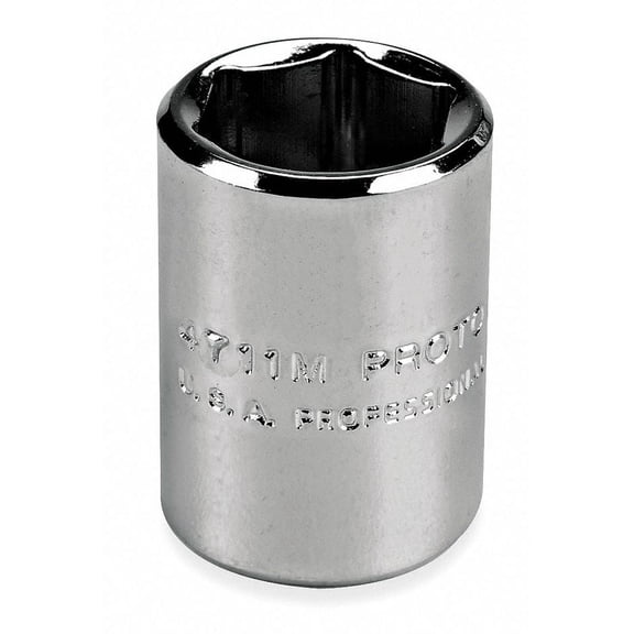 Proto J4708M 8mm Socket 1/4in Drive 6 Point Chrome Hand Tool Metric