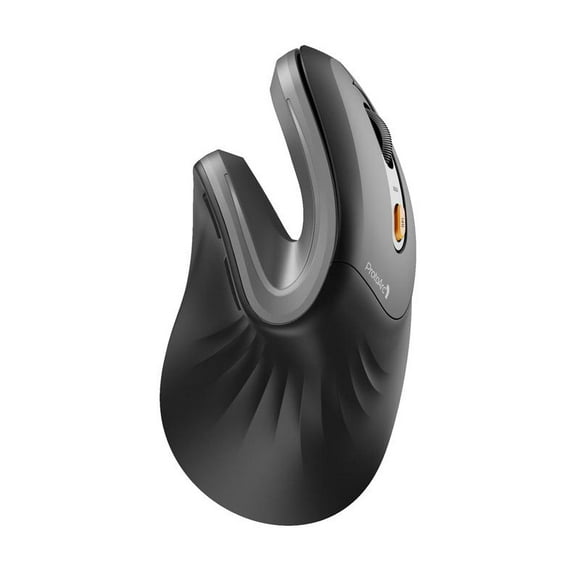 ProtoArc Ergonomic Vertical Mouse, EM11 NL Bluetooth Wireless Rechargeable Optical Mice with 3 Multi-Device, Adjustable DPI