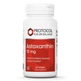 thumbnail image 1 of Protocol Astaxanthin 10mg - Free Radical Quencher, Heart & Eye Health, Immune Support - 60 Softgels, 1 of 8