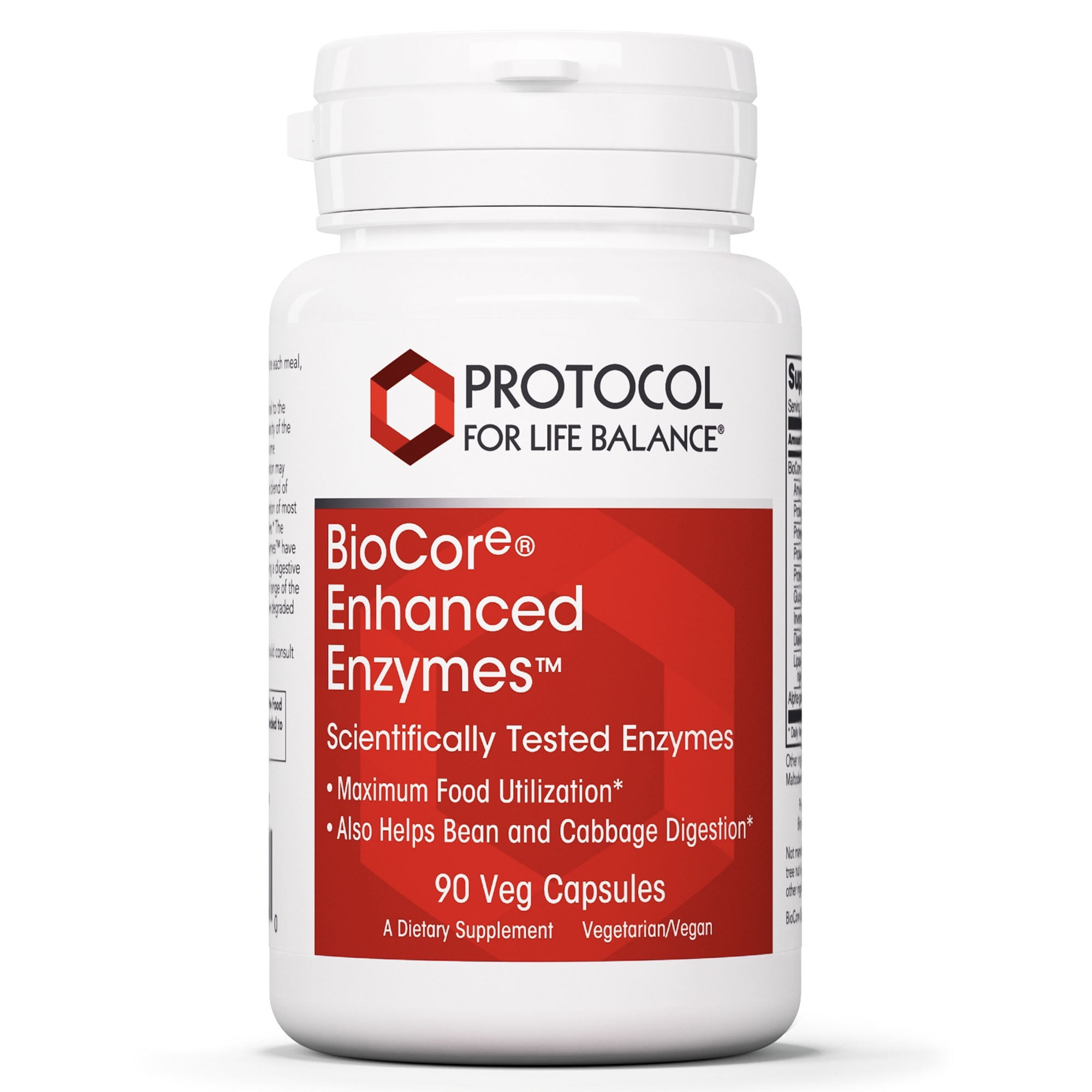 Protocol BioCore Essential Digestive Enzymes Supplement - 90 Veg Caps ...