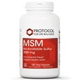 thumbnail image 1 of Protocol For Life Balance - MSM Bio-Available Sulfur - Improved Absorption Formula that Promotes Healthy Cartilage and Connective Tissue - 180 Veg Capsules, 1 of 8