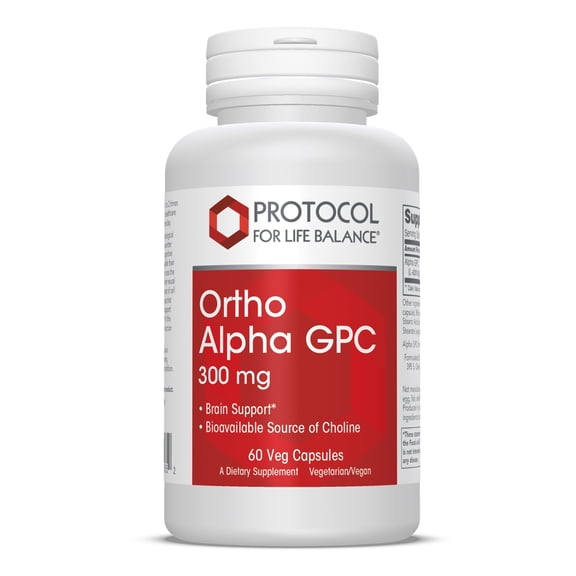 Protocol for Life Balance Ortho Alpha GPC 300 mg - 60 Veg Capsules