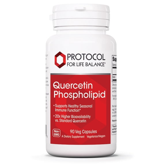Protocol Quercetin Phospholipid 250 mg 90 Vegetarian Capsules, 90 servings