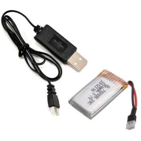 Protocol SlipStream 3.7v 350mAh 25c LiPo Battery Charger Quadcopter Battery Combo Power Cell - FAST FREE SHIPPING FROM Orlando, Florida USA!