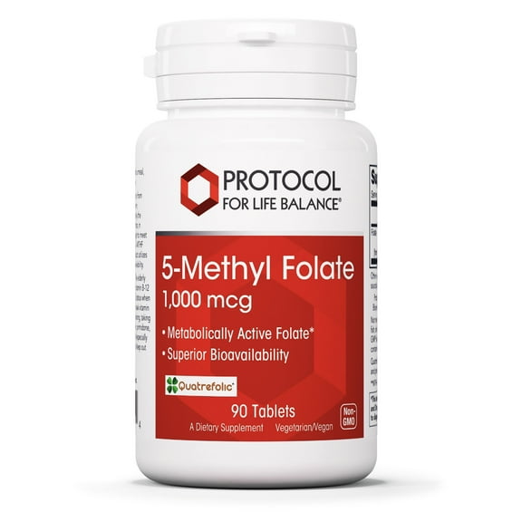 Protocol for Life Balance 5-Methyl Folate 1,000 mcg - 90 Tabs