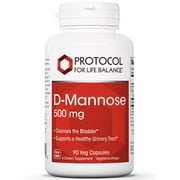 Protocol for Life Balance D-Mannose 500 mg - for Bladder - 90 Veg Caps