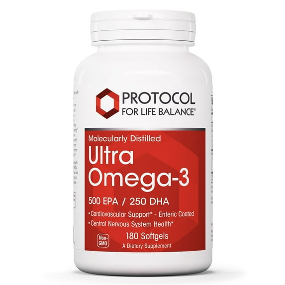 Protocol for Life Balance Ultra Omega-3 Fish Oil - 180 Softgels