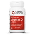 thumbnail image 1 of Protocol for Life Balance Vitamin D3 5,000 IU (125 mcg) - 120 Softgels, 1 of 8