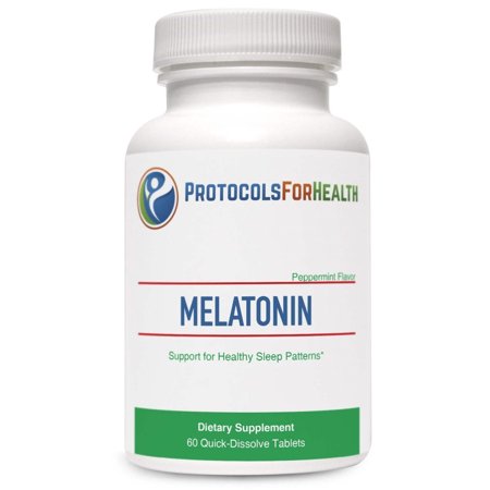 Protocols For Health, Melatonin 60 Tablets | Helps Support Healthy Sleep Patterns