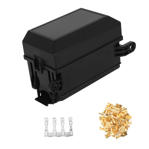 Protoiya 12 Slot Automotive Relay Fuse Block Holder Box Socket Set for Car ATV UTV Truck