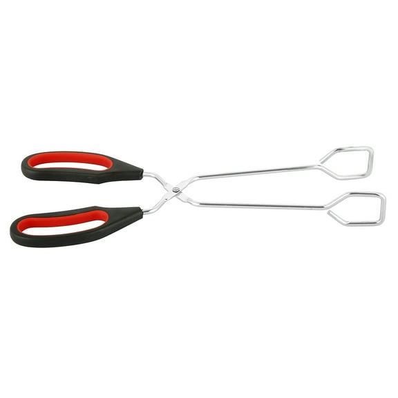 Protoiya 12 inch Barbecue Food Tongs 430 Premium Stainless Steel and Non-slip Heat Resistant Handle，Kitchen Tongs For Cooking,Grilling,BBQ and Salad