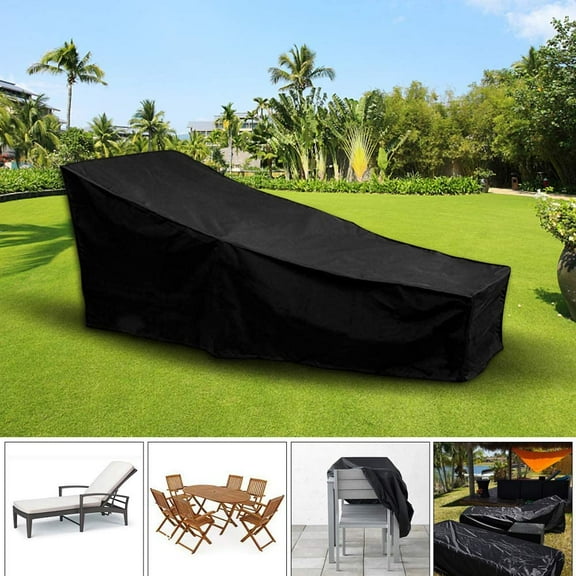 Protoiya  2/1Pcs Sun Lounger Covers, Lounger Chair Cover, Outdoor Garden Sunbed Cover, Windproof, Waterproof Outdoor Patio Sun Lounger Cover